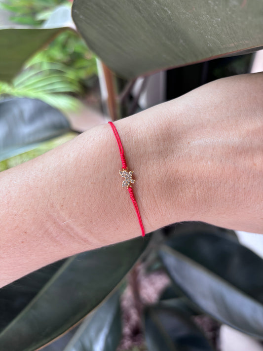 Pulsera mariposa zirconias